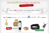 [GALERIA-KAUFHOF.DE] Immer wieder Sonntags! Verschiedene neue Rabattaktionen bei den Galeria Kaufhof Sonntagsangeboten!