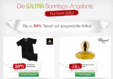 [GALERIA-KAUFHOF.DE] Verschiedene neue Rabattaktionen bei den Galeria Kaufhof Sonntagsangeboten!