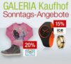 Galeria Sonntagsangebote mit vielen verschiedenen Rabattaktionen
