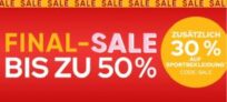 Ab sofort 30% Extra-Rabatt auf den Sportartikel-Sale im Galeria Onlineshop