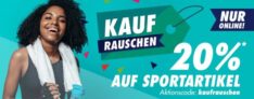 20% Rabatt auf Sport- und Freizeitartikel bei Galeria Kaufhof