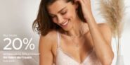 Nur heute: 20% Rabatt auf Damenwäsche, Düfte und Schmuck!