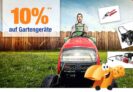 Nur heute: 10% Rabatt auf alle Gartengeräte bei Plus.de