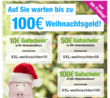 Bis zu 100,- Euro Rabatt bei GartenXXL (gestaffelt nach Bestellwert)!