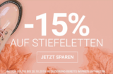 15% Rabatt auf Stiefeletten im Gebrüder Götz Onlineshop