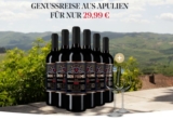 Weinfürst-Genusspaket: 6 Fl. Sangiovese + plus 2 Gläser für 29,99€ (inkl. Versand)
