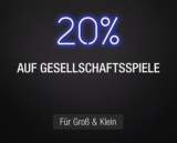 Nur heute 20% Rabatt auf alle Gesellschaftsspiele im Galeria Kaufhof Onlineshop