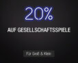 Nur heute 20% Rabatt auf alle Gesellschaftsspiele im Galeria Kaufhof Onlineshop