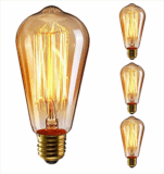 3er-Set KINGSO E27 Vintage Glühbirnen für nur 8,32 Euro bei Amazon