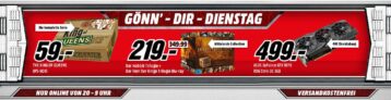 Media Markt Gönn dir Dienstag Deals mit verschiedenen Deals für Gamer und Filmbegeisterte – z.B. King of Queens – Die komplette Serie (IPS Box) für nur 59,- Euro inkl. Versand
