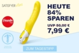 G-Punkt Vibrator Satisfyer Vibes – Yummy Sunshine (22,5cm) für nur 13,96 Euro inkl. Versand