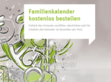 Naturenergie Familienkalender 2020 mit Rezepten, Basteltipps und Geschenkgutscheine gratis bestellen