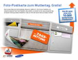 [SAMSUNG] Komplett kostenlose Fotopostkarte zum Muttertag für ein Facebook Like!