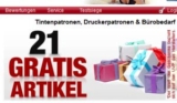 [DRUCKERZUBEHOER] Top! 21 neue und alte Gratisartikel – nur 5,97 Euro Versandkosten!