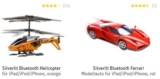 [GRAVIS] Silverlit Helicopter oder Ferrari mit iOS-Fernsteuerung für 14,99 Euro inkl. Lieferung in die Filiale