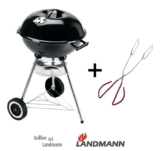 [EBAY] Landmann Kugelgrill + Grillzange BBQ Grillwagen für nur 26,10 Euro inkl. Versand