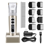 TOPELEK Tierhaarschneidemaschine mit 6 verschiedenen Aufsätzen für nur 16,99 Euro