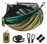 Einzel- und Doppel-Camping-Hängematte mit Moskitonetz ab nur 11,99€