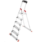 Hailo XXL Garden & Home EasyClix Aluminium-Haushaltsleiter mit 5 Sprossen für 64,35 Euro
