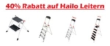 Bis zu 40% Rabatt auf verschiedene Leitern von Hailo bei Amazon!