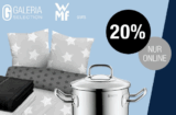 20 % Rabatt auf Heimtextilien & Haushaltswaren im Galeria Kaufhof Onlineshop