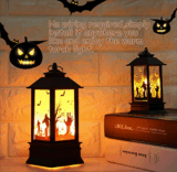 Elektrische Bedler Laterne mit Halloween Motiven für nur 5,99 Euro