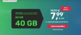 Handyvertrag.de LTE Allnet-Flat mit 40 GB für nur 7,99€ mtl. oder 100 GB für nur 19,99€ im Monat