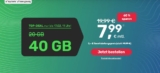 Handyvertrag.de LTE Allnet-Flat mit 40 GB für nur 7,99€ mtl. oder 100 GB für nur 19,99€ im Monat