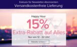 Nur heute von 12-22 Uhr: 15% Extrarabatt auf Alles bei Dress-for-Less
