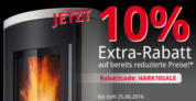 Top! 10% Gutscheincode auf bereits reduzierte Kamin und Ofen Angebote im Hark Onlineshop