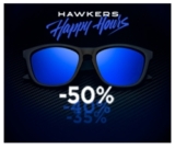 Endet um 10:00 Uhr! Happy Hour bei Hawkers mit bis zu 50% Rabatt auf viele Sonnenbrillen!