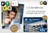 [GQ] Nur noch 2 Tage! Durch ARAL-Gutschein das Männer-Magazin GQ ein ganze Jahr lang frei Haus für effektiv nur 6,- Euro