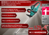 [004.DE] Bosch Heckenschere AHS 50-26 für nur 129,- Euro inkl. Versand