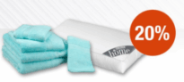 20% Aktionsrabatt auf Bettwäsche, Bettwaren und Frottierwaren der Marke Galeria Home bei Galeria Kaufhof