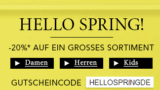 [ZALANDO] Hello Spring Aktion! Durch Gutscheincode 20% Rabatt auf ein großes Sortiment