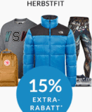 Engelhorn Sport Weekly-Deal mit 15% Rabatt auf die Kategorie Fit im Herbst