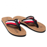 Pricedrop! Tommy Hilfiger Cork Signature Herren Flip-Flops für nur 27€ (statt 36€)