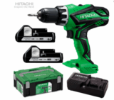 Hitachi Akku-Bohrschrauber DS 18DJL 18V inkl. 2 Akkus und Koffer für 124,98 Euro.