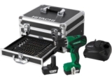 Hitachi Akku-Bohrschrauber DS10DAL 1.5 L + 54-tlg Zubehör im Alu-Koffer für nur 99,99 Euro