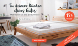 15% Rabatt auf Matratzen im Home24 Onlineshop (MBW: 150,- Euro)