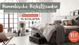 Gutschein mit 15% Rabatt auf Schlafzimmermöbel bei Home24 (MBW 300,-)