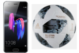 HUAWEI HONOR 9 (64 GB) in versch. Farben + Adidas Telstar WM 2018 Fussball für nur 269,- Euro