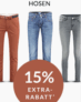 Engelhorn Weekly-Deal mit 15% Rabatt auf Hosen