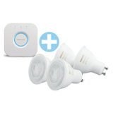 4x Philips Hue White Ambiance GU10 LED-Licht + Hue Bridge für nur 95,90 Euro