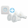 4x Philips Hue White Ambiance GU10 LED-Licht + Hue Bridge für nur 95,90 Euro