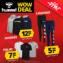 Hummel WOW DEAL mit bis zu 71% Rabatt bei SportSpar- ab 5,99€