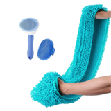 Odoland Hundehandtuch mit 2 Haustier-Bürsten für nur 8,49€ inkl. Prime-Versand