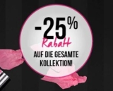 25% Rabatt auf alle Artikel im Hunkemoeller Onlineshop