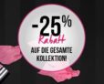 25% Rabatt auf alle Artikel im Hunkemoeller Onlineshop