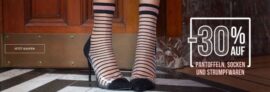 -30% Rabatt auf Pantoffeln, Socken und Strumpfwaren bei Hunkemöller